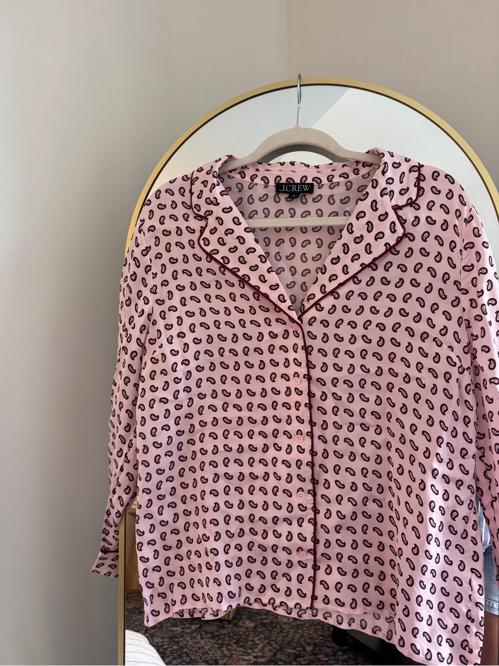 Jcrew Draper Camp-Collar Shirt in Paisley Print